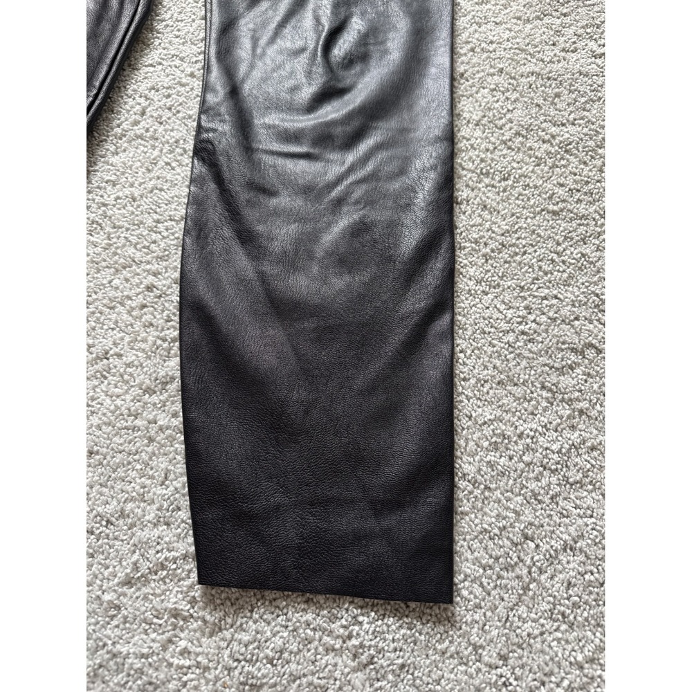Altar'd State Black Faux Leather High Waisted Leggings‎ Slim Fit Women M 29x28 - Picture 2 of 6